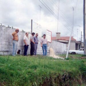 Conexión agua potable. Se comienza a realizar conexiones domiciliarias. 1994.