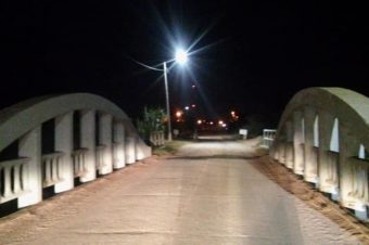 Nuevas Luminarias Led en el paseo del Arroyo.